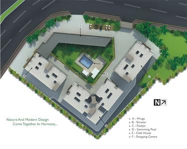 Project Image of 1260 Sq.ft 3 BHK Apartment / Flat for sale in Pirangut for Rs. 7000000