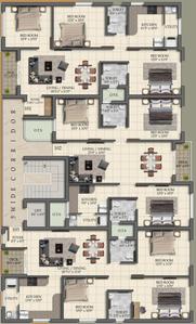 Project Image of 1081.0 - 1751.0 Sq.ft 3 BHK Apartment for buy in MF Mithra