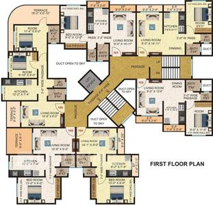 Project Image of 355.0 - 380.0 Sq.ft 1 BHK Apartment for buy in Lotus Vidhi Ratna