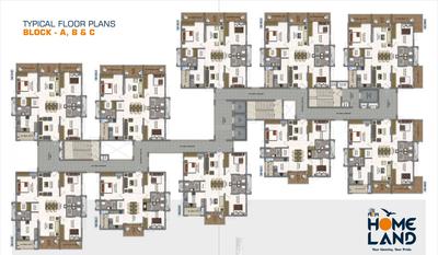 Project Image of 1700.0 - 2260.0 Sq.ft 3 BHK Apartment for buy in A2A Homeland