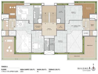 Project Image of 1481.0 - 2253.0 Sq.ft 4 BHK Apartment for buy in Shaly Sky Deck