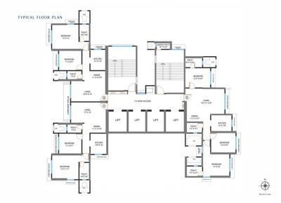 Project Image of 724.0 - 970.0 Sq.ft 2 BHK Apartment for buy in Vardhman Flora