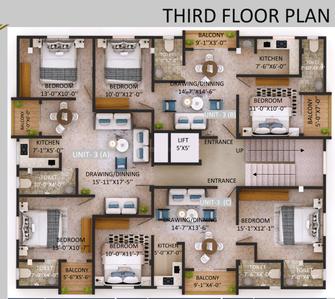 Project Image of 830.0 - 1317.0 Sq.ft 2 BHK Apartment for buy in Uma Snehalay Residency