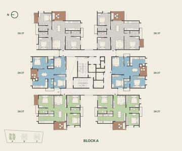 Project Image of 1230.0 - 1720.0 Sq.ft 2 BHK Apartment for buy in Disha Harmony Gardens