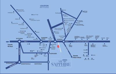 Project Image of 1075.0 - 1515.0 Sq.ft 2 BHK Apartment for buy in VR Sapphire
