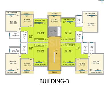 Project Image of 366.0 - 371.0 Sq.ft 1 BHK Apartment for buy in Gayatri Complex
