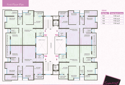 Project Image of 926.0 - 1195.0 Sq.ft 2 BHK Apartment for buy in Sumangal Vihar