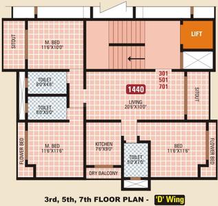 Project Image of 450 Sq.ft 1 BHK Apartment / Flat for sale in Nalasopara West for Rs. 3700000
