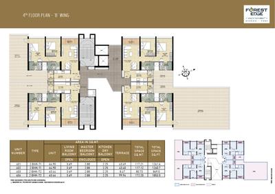 Project Image of 683.0 - 699.0 Sq.ft 2 BHK Apartment for buy in Vascon Forest Edge Phase 2