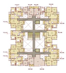 Project Image of 626.0 - 644.44 Sq.ft 2 BHK Apartment for buy in Fortune Prospero