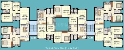 Project Image of 558.0 - 1395.0 Sq.ft 1 BHK Apartment for buy in KVC Laxman Complex