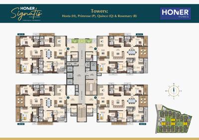 Project Image of 1695.0 - 3815.0 Sq.ft 3 BHK Apartment for buy in Honer Signatis