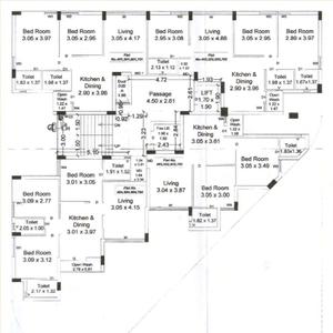 Project Image of 526.36 - 1261.53 Sq.ft 2 BHK Apartment for buy in Satyam Pramukh Darshan Ii