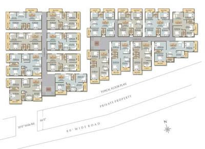 Project Image of 1256.0 - 1775.0 Sq.ft 2 BHK Apartment for buy in Fortune Square