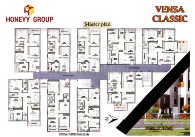 Project Image of 1110.0 - 1645.0 Sq.ft 2 BHK Apartment for buy in Honeyy Vensa Classic