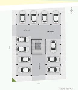Green Jazcl Jazel Cluster Plan for ground Floor 1