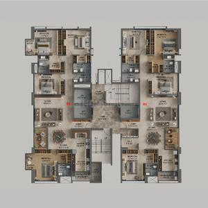 Project Image of 1210.0 - 2246.0 Sq.ft 3 BHK Apartment for buy in Krutarth