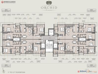 Project Image of 1159.06 - 2483.77 Sq.ft 3 BHK Apartment for buy in Rudani The Orchid
