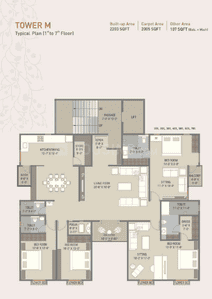 Project Image of 575.0 - 2005.0 Sq.ft 2 BHK Apartment for buy in Shyamal Park