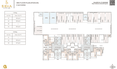 Project Image of 316.0 - 660.0 Sq.ft 1 BHK Apartment for buy in Geetai Siena