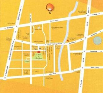 Bapashree Divya Residency Location Plan 1