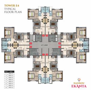 Project Image of 0.0 - 650.0 Sq.ft 1 BHK Apartment for buy in Rainbow Ekanta