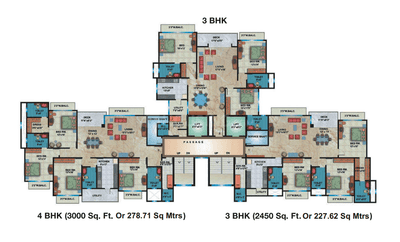 Project Image of 1832 Sq.ft 3 BHK Apartment / Flat for sale in Indirapuram for Rs. 29500000