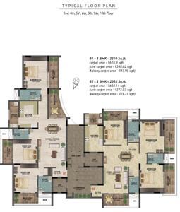 Project Image of 1405.0 - 4600.0 Sq.ft 2 BHK Apartment for buy in Arnava Avyanna