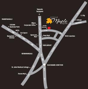 Project Image of 1095.0 - 1469.0 Sq.ft 2 BHK Apartment for buy in Estella Maple Square Block B