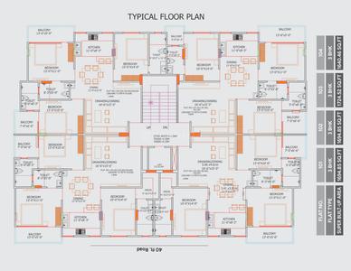 Project Image of 1640.46 - 1724.52 Sq.ft 3 BHK Apartment for buy in High The Vision