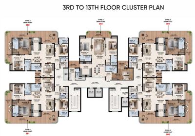 Project Image of 1515.67 - 1548.72 Sq.ft 3 BHK Apartment for buy in Rohit Avenue