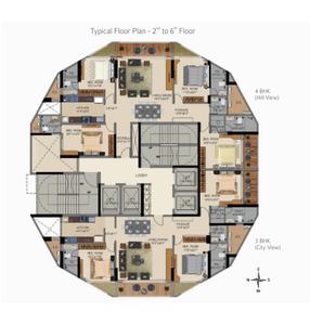 Project Image of 1594.58 - 2550.86 Sq.ft 3 BHK Apartment for buy in Tridhaatu Aranya Phase I