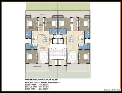 Project Image of 1415.0 - 2550.0 Sq.ft 3 BHK Apartment for buy in Omaxe Celestia Royal
