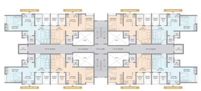 Project Image of 336.0 - 446.0 Sq.ft 1 BHK Apartment for buy in Nobles Heights Building A1 And A2 Phase 1