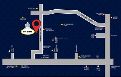 Metro Dev Vihar Location Plan 1