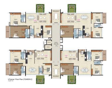 Project Image of 1860.0 - 2890.0 Sq.ft 3 BHK Apartment for buy in RG Orchids Gardenia