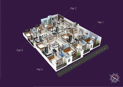 Project Image of 1200 Sq.ft 3 BHK Apartment / Flat for sale in Marathahalli for Rs. 12104000