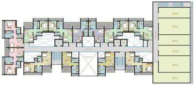 Project Image of 194.0 - 474.0 Sq.ft 1 RK Apartment for buy in Imperial Crown