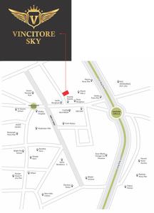 Project Image of 1402.38 - 1984.32 Sq.ft 3 BHK Apartment for buy in Radhe Vincitore Sky