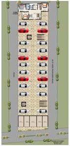Krishna Residency Dummy Tower Cluster Plan for ground Floor 1