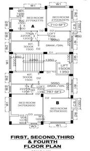 Project Image of 710.0 - 787.0 Sq.ft 2 BHK Apartment for buy in Basundhara