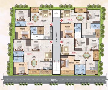 Project Image of 1026.0 - 1356.0 Sq.ft 2 BHK Apartment for buy in SLV Joshith Enclave