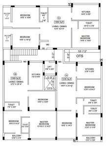 Project Image of 1238.0 - 1466.0 Sq.ft 3 BHK Apartment for buy in Muraliram Selvam Palace