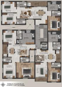 Project Image of 1327.0 - 1385.0 Sq.ft 3 BHK Apartment for buy in Prisha Indhra Prasth VI