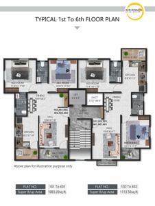 Project Image of 1083.0 - 1490.0 Sq.ft 2 BHK Apartment for buy in Nirvanas Jagruti