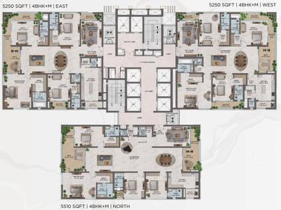 Project Image of 5249.99 - 7459.93 Sq.ft 4 BHK Apartment for buy in MSN One