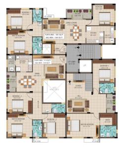 Project Image of 1264.0 - 1319.0 Sq.ft 3 BHK Apartment for buy in Geeyam Madhava
