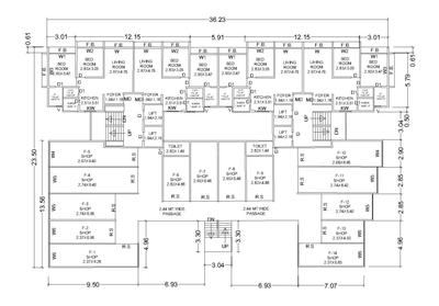 Project Image of 494.82 - 521.83 Sq.ft 2 BHK Apartment for buy in Propritorship Om Vastu