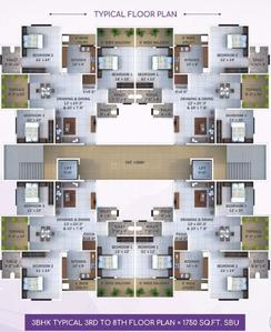 Project Image of 435.51 - 839.59 Sq.ft 1 BHK Apartment for buy in Shree Yogirajs Suyog Palace
