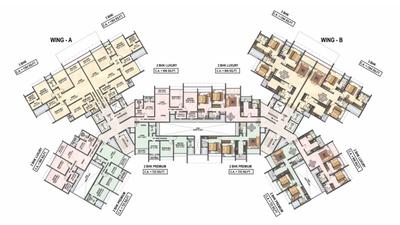 Project Image of 723.0 - 1661.0 Sq.ft 2 BHK Apartment for buy in Raheja Waterfront